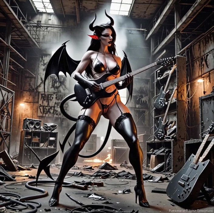 Horny van stevie: Succubus - videoclip muzical cu trupa metal