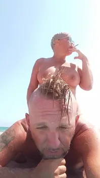 Nude on the Beach