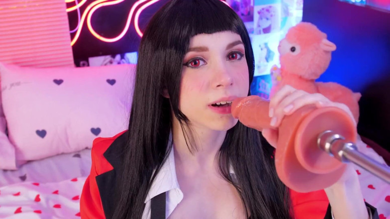 Yukki Amey: Sexe : Yumeko Jabami, machine à baiser avec creampie