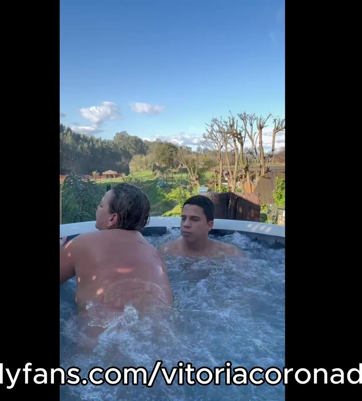 Vitoria Coronado: Horny Stepmother Gets Turned on After a Private Party at...