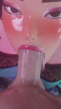 [KPOP Demon Hunters] Zoey Blowjob Selamba Animasi 3D