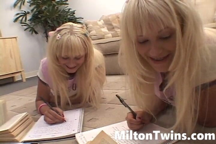 Milton Twins: Homework Makes Us Horny