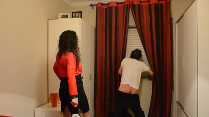 CM Fetish: Punishment by the curtains