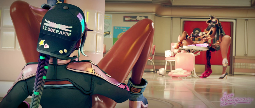 Kaepora NSFW: Misja dla Sierra in Road 66 z Dominą i Sombrą (overwatch Futanari...