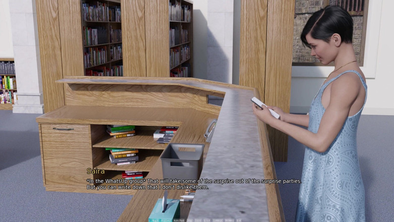 3D Cartoon Porn: Asrama saya 234: Pelan Kejutan Cincin Perempuan dan Foto Awek Baru (sfw)