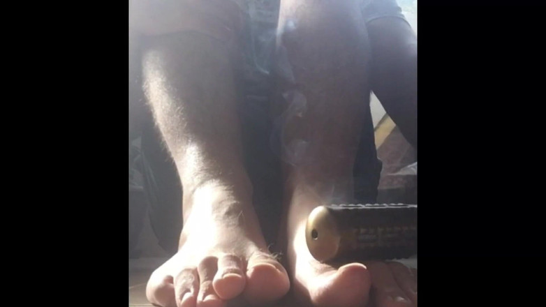 Manlyfoot: İnanılmaz ateşli alevli geleneksel Çinli moxibustion sikimi büyük erkek ayaklarıma boşaltıyor! -...