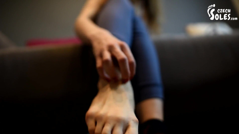 Czech Soles - foot fetish content: Foot healer curing her feet