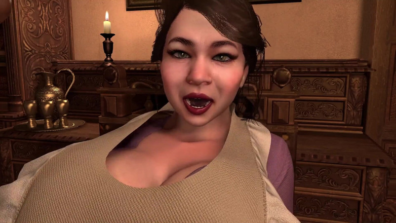 Wraith ward: Une soubrette MILF asiatique sexy écarte les cuisses et les soulève...