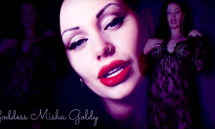 Goddess Misha Goldy: Your pathetic dick will twitch each time from thoughts about...