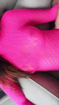 Johntronx - sexy Thaise babe in roze visnetlingering zuigt en neukt mijn pik