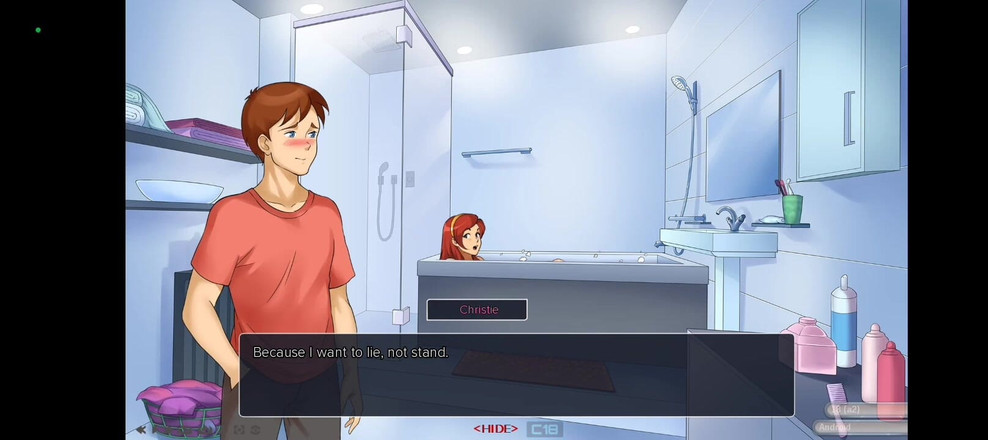 The anime king: Meia-irmã seduzida em banho