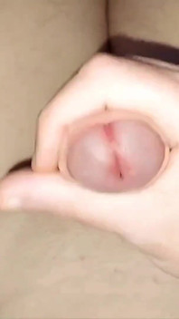 Young Man Masturbating and Moans Loud, Dick Explode. Closeup Cumshot - Xstepmommyx