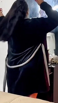 Measure the Big and Hot Ass of the Brunette What Will Be the Size of That Ass