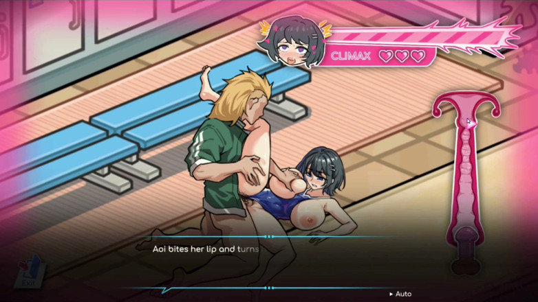 NSFWOtaku: Hentai Game - Aoi Passionate Sex Gallery Scene - Lifeguard Holic