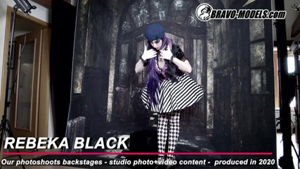 Bravo Models Media: 386-Backstage sesja zdjęciowa Rebeka Black - Dorosły