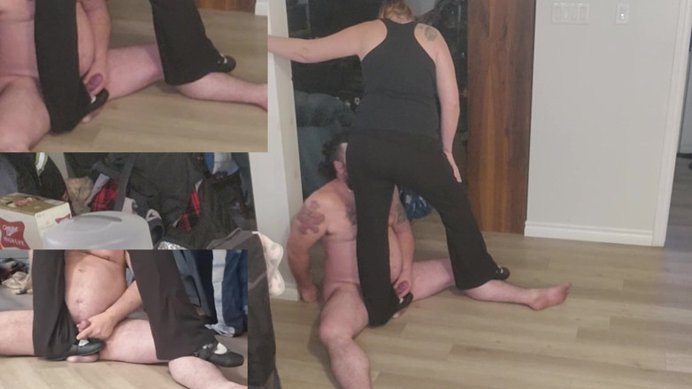 Miss jj chose: Full Weight Ball Trampling