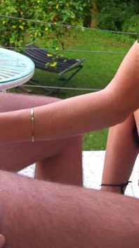 Balcon Sandal Shoejob : Des Ongles Longs Se Balancent Et Vous Pompent Sur Le Bord !