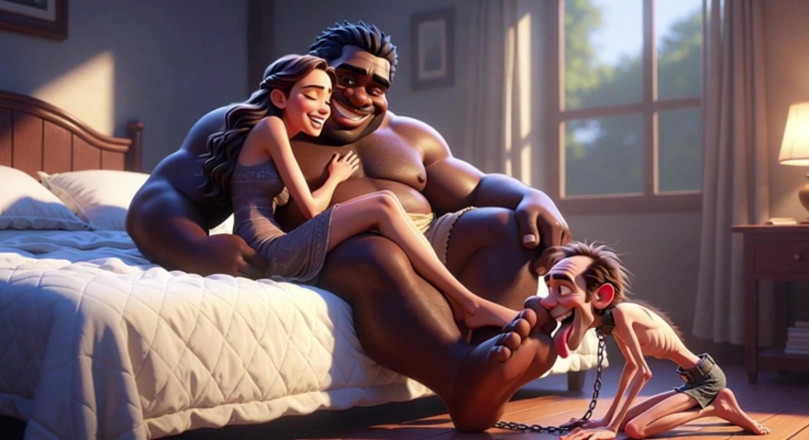 YOUR BEST FANTASY: Submissive Man Grovels and Licks His Dominant Wife's Feet