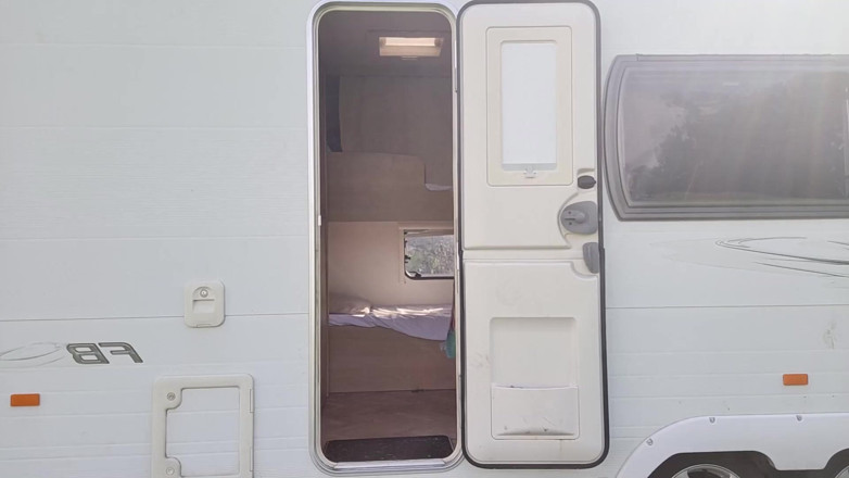 SSBBWLadyBrads: Caravan tiny door part 2