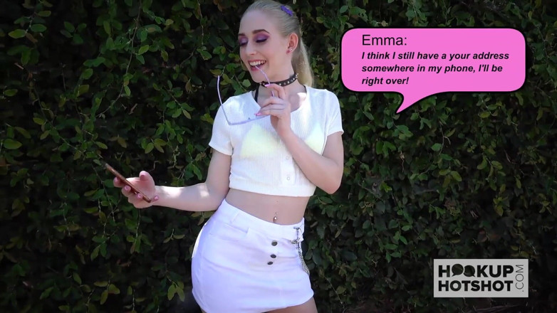 Hookup Hotshot: Blonde babe Emma Starletto goes on second rough online date