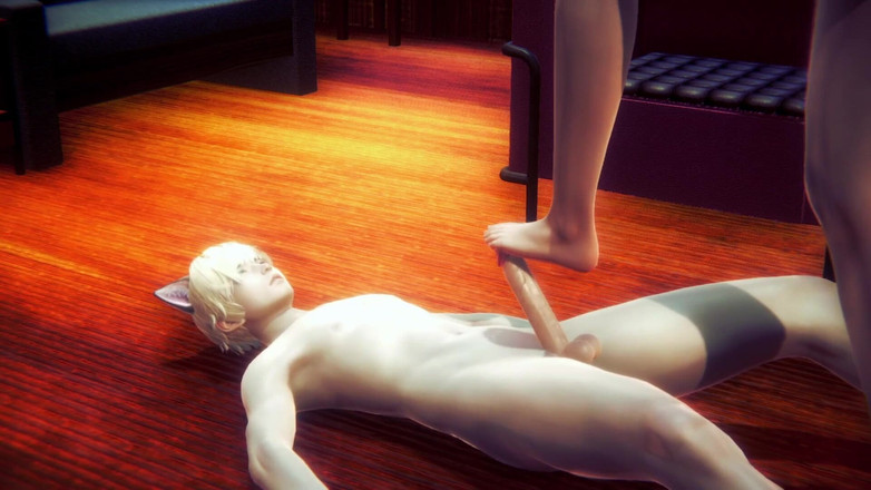 Yaoitube: Yaoi Femboy - 2 लड़कों के साथ एलन जोरदार सेक्स