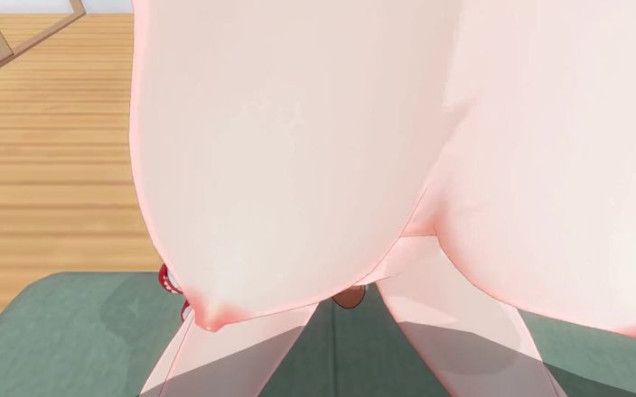 H3DC: 3D Hentai POV Enfermeira esfrega peitos no seu rosto e...