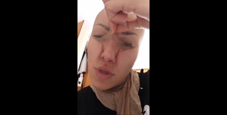 savannahamatoriale: With Stockings on My Face I Have a Very Pig...