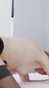 British Cougar Scarlet Louise Interracial Creampie Fun
