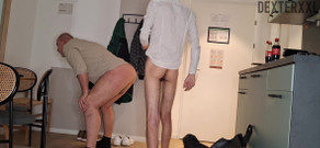 Dexterxxlfun: Einen riesigen großen schwanz reiten, schwuler anal-creampie. Papi wird gefickt