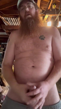Redneck wichsen und kommen in der garage