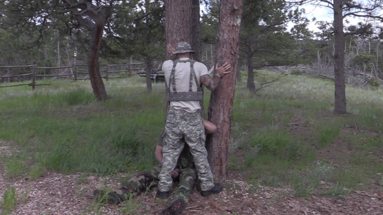 MasculineJason - Jason Collins: Jason Collins military hook-up in the woods!