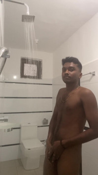 Sri Lankan Teen Boy Showered