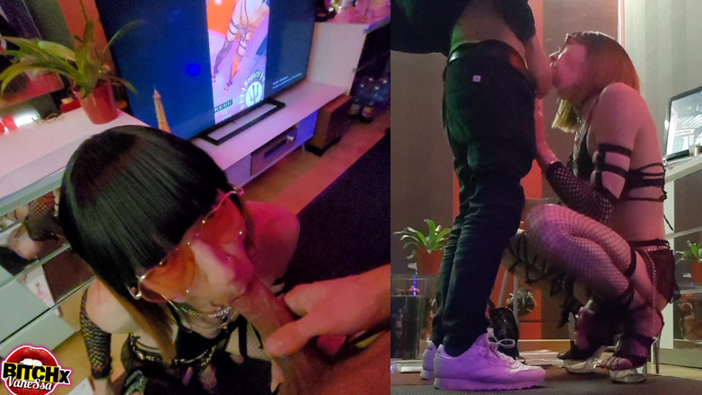 VaneSsa BiTCHx: Une Esclave Sexuelle, Soumise Devant Une Belle Bite En Facefucking...