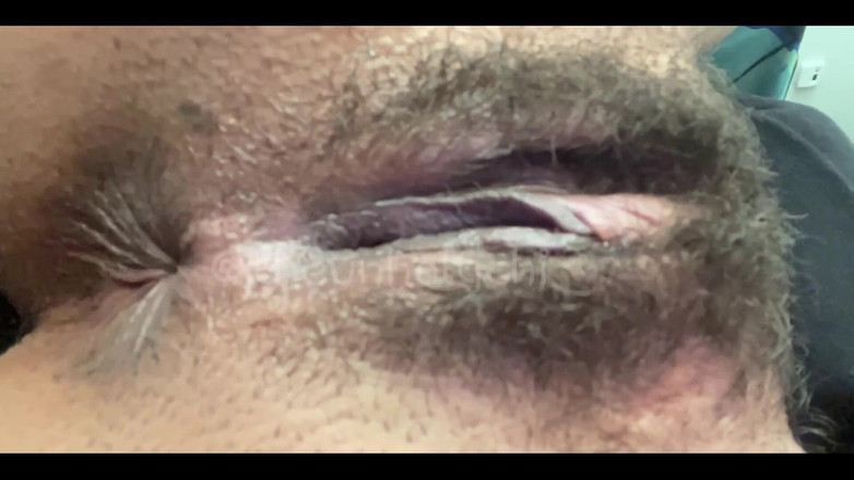 theunholychi: Creamy Hairy Pussy