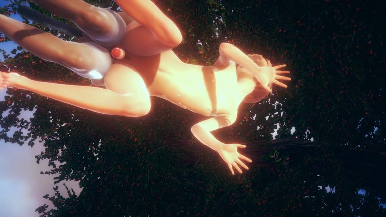 Yaoitube: Yaoi Femboy - Natthan și 2 prieteni hardsex într-un parc