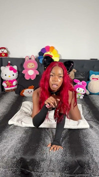Kitty Charms Creature Cock Solo Masturbation