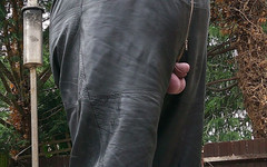 Leatherman63: Leather Showing Cock and Balls