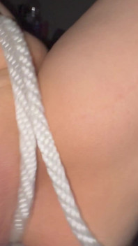 Stepdaddy’s Cum Dumpster Tied and Licked and Fingered
