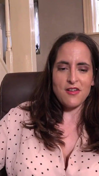 Auntjudys - Your Busty MILF Boss Lorelei Sucks Your Cock at the Office (pov)