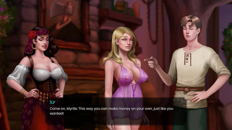 Porny Games: Thật là một truyền thuyết v0.4.01 - học cách thổi kèn (5)