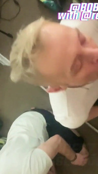 Landon's Throat Is Stretch by Bobbys Big Dick