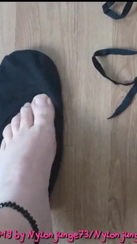 My Worn Out House Ballerinas