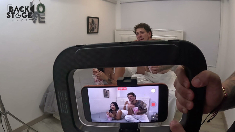 LustHub: Behind the Scenes: Brother-in-law Accompanies Me to See a Porn...