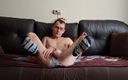 The college boy: Nerdy College Boy with Funny Undies and Socks Masturbates After...