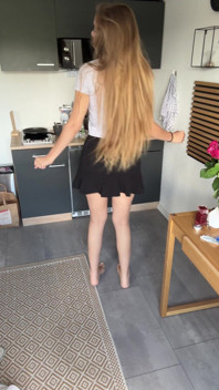 Lifting My Skirt for a Secret View