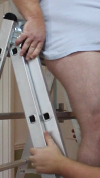 Brummieboi Does Porno on Ladder Sucking Daddies Cock