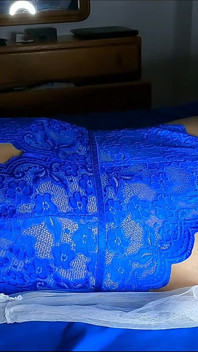 I Have a Wet Dream and Cum on My Own Face From Taking a Nap in Sexy Lingerie