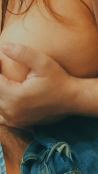 My Stepmother in Law Gave Me Amazing Oily Titfuck by Keeping My Dick Between Her Big Boobs