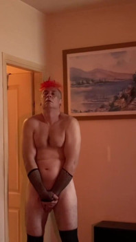Old Man Masturbating
