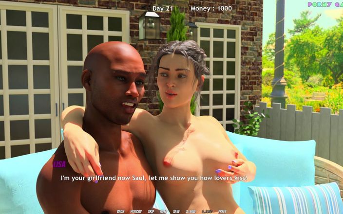 Porny Games: Lisa कुल जांच! Dragofinder Studio द्वारा - मेरे बड़े काले वाले दोस्त के साथ मेरी मंगेतर साझा करना 5